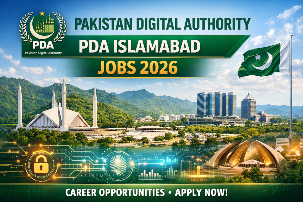 Pakistan Digital Authority PDA Islamabad Jobs 2026